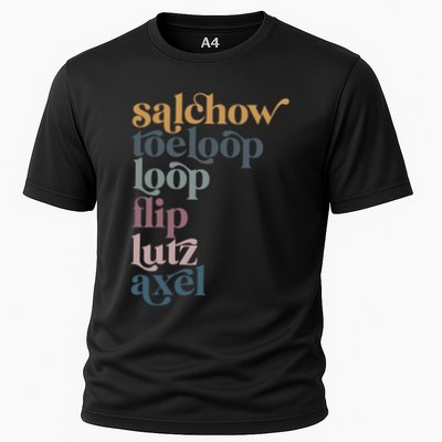 Ice Skating Salchow Toeloop Flip Lutz Axel Figure Skaters Performance Shirt
