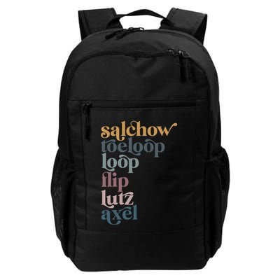 Ice Skating Salchow Toeloop Flip Lutz Axel Figure Skaters Backpack
