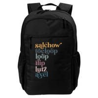 Ice Skating Salchow Toeloop Flip Lutz Axel Figure Skaters Backpack