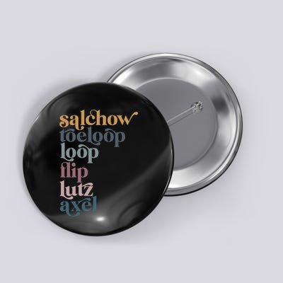 Ice Skating Salchow Toeloop Flip Lutz Axel Figure Skaters Button