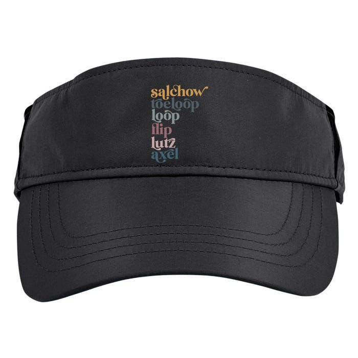 Ice Skating Salchow Toeloop Flip Lutz Axel Figure Skaters Adult Drive Performance Visor
