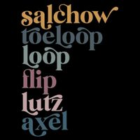 Ice Skating Salchow Toeloop Flip Lutz Axel Figure Skaters 16 in Basic Backpack
