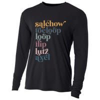 Ice Skating Salchow Toeloop Flip Lutz Axel Figure Skaters Cooling Performance Long Sleeve Crew