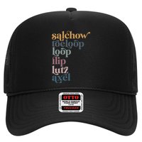 Ice Skating Salchow Toeloop Flip Lutz Axel Figure Skaters Trucker Hat