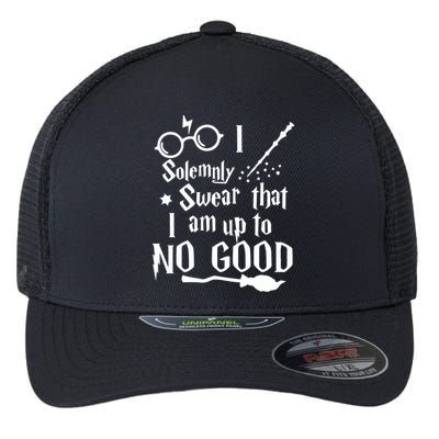 I Solemnly Swear That I Am Up To No Good Flexfit Unipanel Trucker Cap