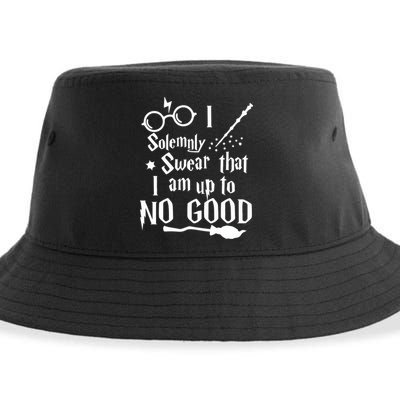 I Solemnly Swear That I Am Up To No Good Sustainable Bucket Hat