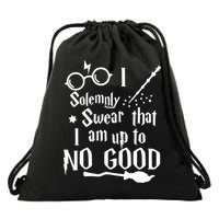I Solemnly Swear That I Am Up To No Good Drawstring Bag