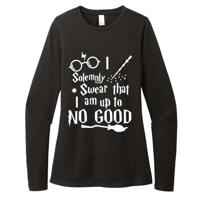 I Solemnly Swear That I Am Up To No Good Womens CVC Long Sleeve Shirt