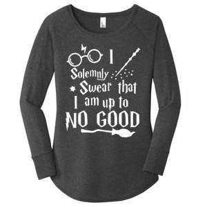 I Solemnly Swear That I Am Up To No Good Women's Perfect Tri Tunic Long Sleeve Shirt