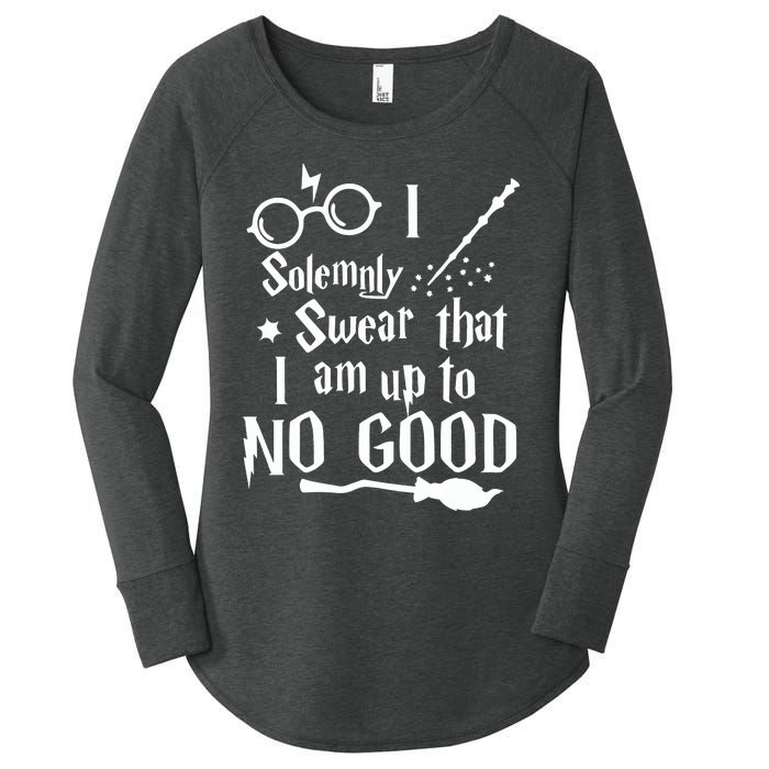 I Solemnly Swear That I Am Up To No Good Women's Perfect Tri Tunic Long Sleeve Shirt