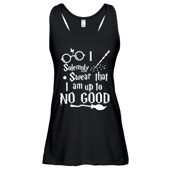 I Solemnly Swear That I Am Up To No Good Ladies Essential Flowy Tank