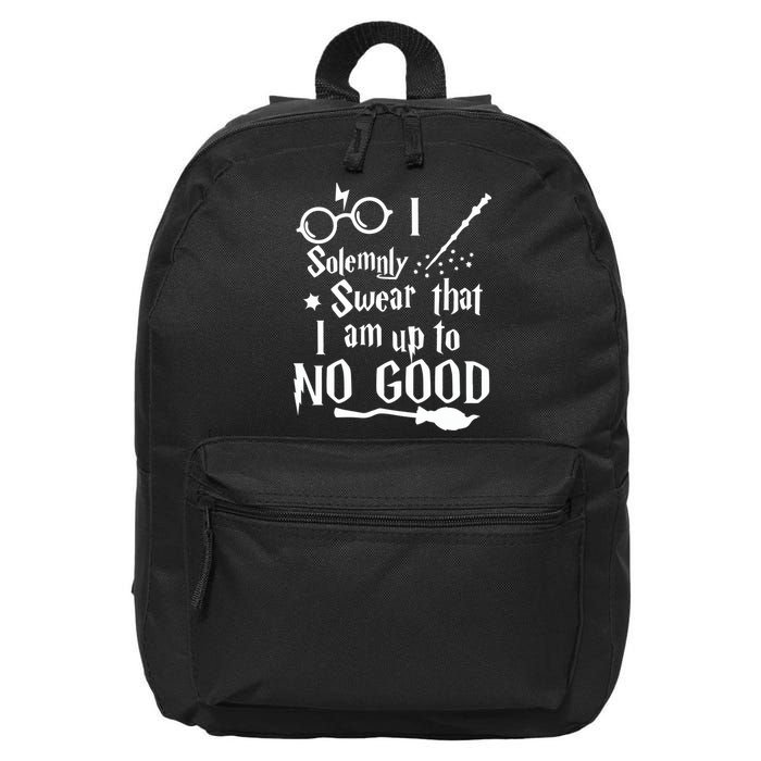 I Solemnly Swear That I Am Up To No Good 16 in Basic Backpack