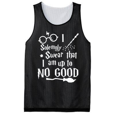 I Solemnly Swear That I Am Up To No Good Mesh Reversible Basketball Jersey Tank