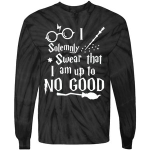 I Solemnly Swear That I Am Up To No Good Tie-Dye Long Sleeve Shirt