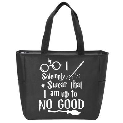 I Solemnly Swear That I Am Up To No Good Zip Tote Bag