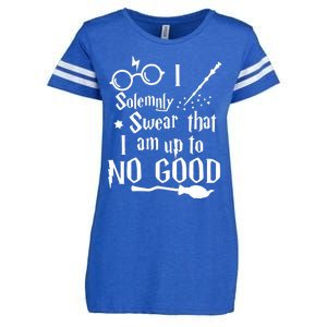 I Solemnly Swear That I Am Up To No Good Enza Ladies Jersey Football T-Shirt