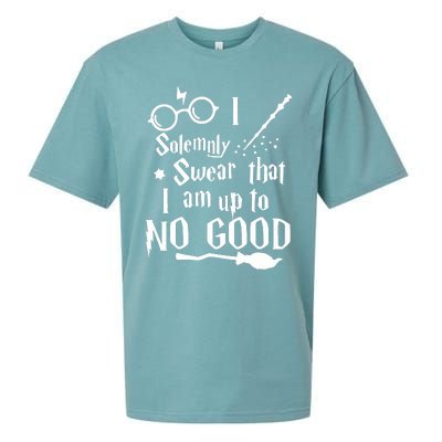 I Solemnly Swear That I Am Up To No Good Sueded Cloud Jersey T-Shirt