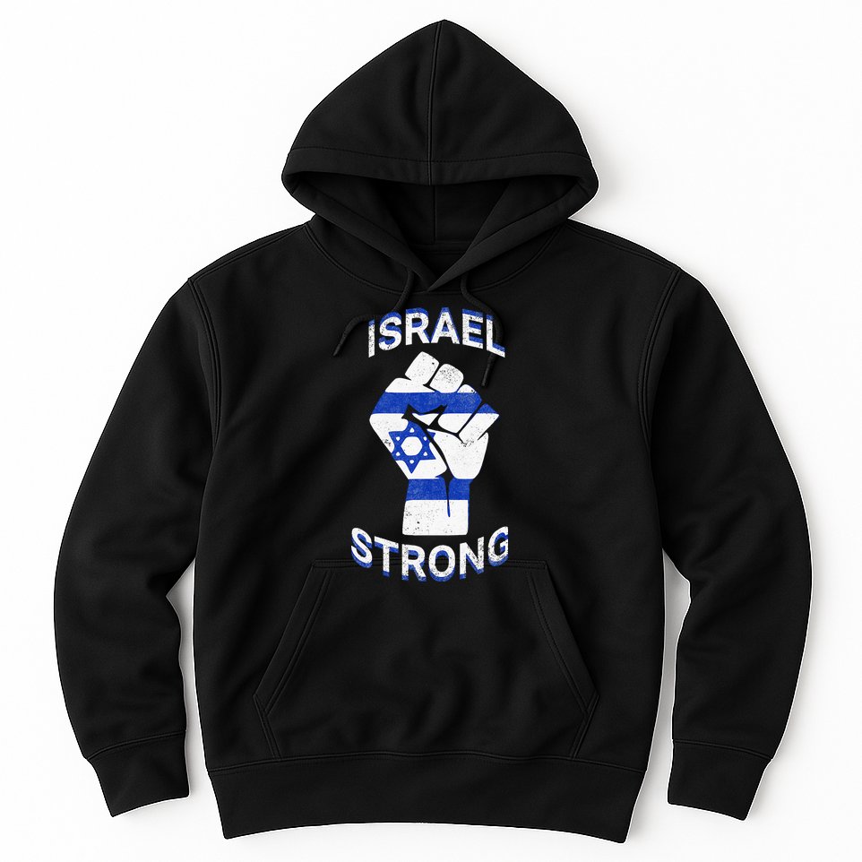 Israel Strong Support Stand With Israel Love Jewish Pride  Hoodie