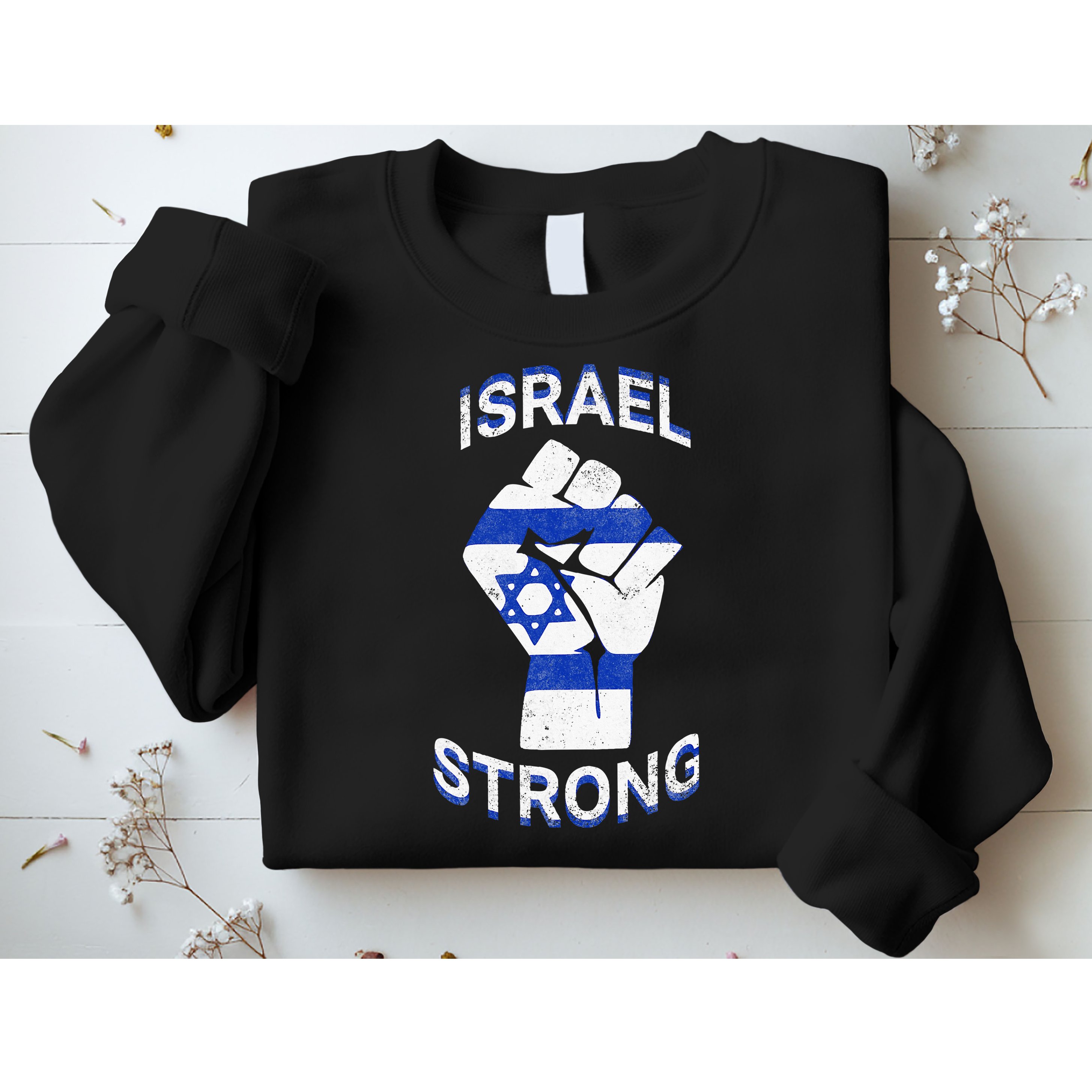 Israel Strong Support Stand With Israel Love Jewish Pride  Sweatshirt