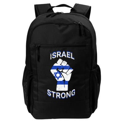 Israel Strong Support Stand With Israel Love Jewish Pride  Daily Commute Backpack