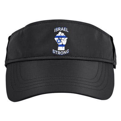 Israel Strong Support Stand With Israel Love Jewish Pride  Adult Drive Performance Visor