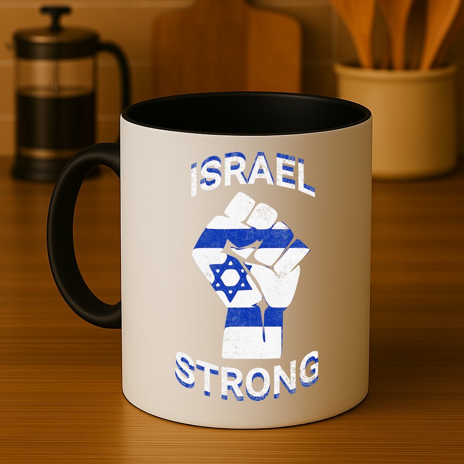Israel Strong Support Stand With Israel Love Jewish Pride  Mug
