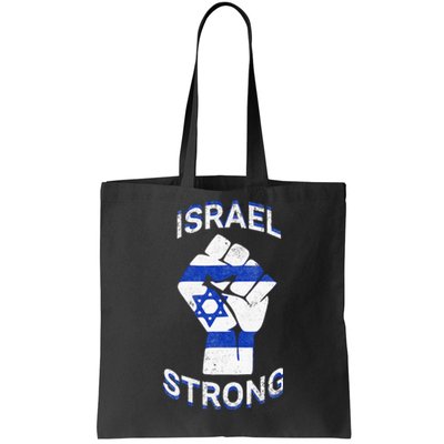 Israel Strong Support Stand With Israel Love Jewish Pride  Tote Bag