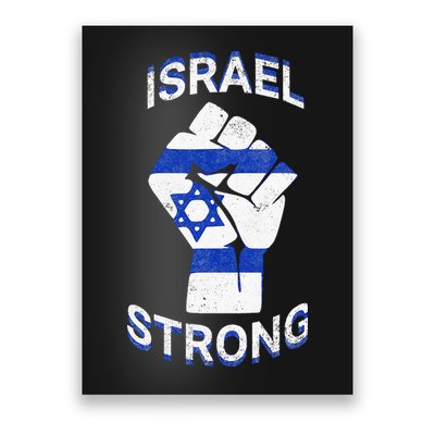 Israel Strong Support Stand With Israel Love Jewish Pride  Poster