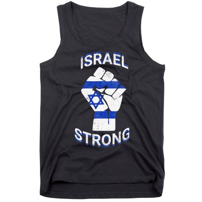 Israel Strong Support Stand With Israel Love Jewish Pride  Tank Top