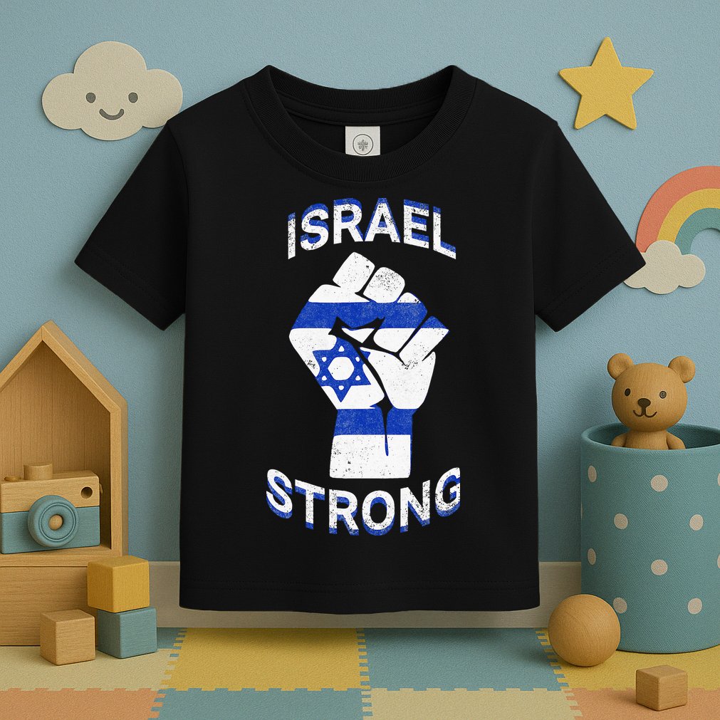Israel Strong Support Stand With Israel Love Jewish Pride  Toddler T-Shirt