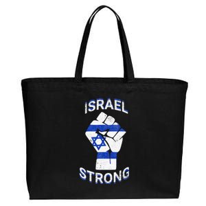 Israel Strong Support Stand With Israel Love Jewish Pride  Cotton Canvas Jumbo Tote