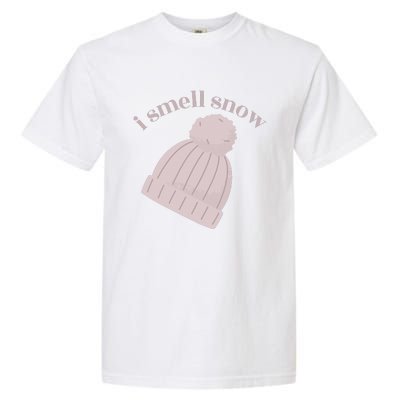 I smell snow Novelty Funny Winter Snow Day Sno Garment-Dyed Heavyweight T-Shirt