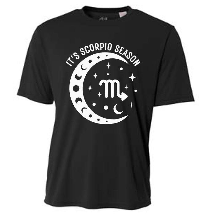 It's Scorpio Season Star Sign Zodiac Constellation Horoscope Cooling Performance Crew T-Shirt