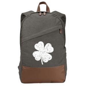 Irish Shamrock ST Patrick's Day Cotton Canvas Backpack