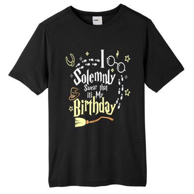 I Solemnly Swear That It's My Birthday Funny Tall Fusion ChromaSoft Performance T-Shirt