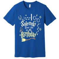 I Solemnly Swear That It's My Birthday Funny Premium T-Shirt