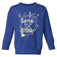 I Solemnly Swear That It's My Birthday Funny Toddler Sweatshirt