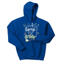 I Solemnly Swear That It's My Birthday Funny Kids Hoodie