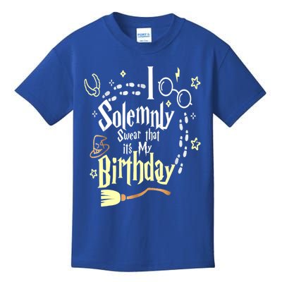 I Solemnly Swear That It's My Birthday Funny Kids T-Shirt