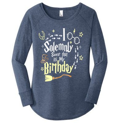 I Solemnly Swear That It's My Birthday Funny Women's Perfect Tri Tunic Long Sleeve Shirt