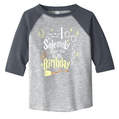 I Solemnly Swear That It's My Birthday Funny Toddler Fine Jersey T-Shirt