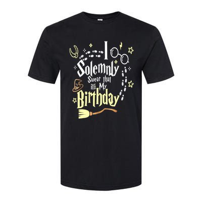 I Solemnly Swear That It's My Birthday Funny Softstyle CVC T-Shirt