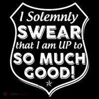 I Solemnly Swear That I Am Up To So Much Good Pom Pom 12in Knit Beanie