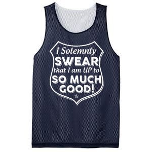 I Solemnly Swear That I Am Up To So Much Good Mesh Reversible Basketball Jersey Tank