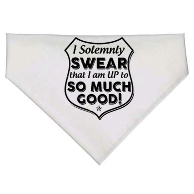 I Solemnly Swear That I Am Up To So Much Good USA-Made Doggie Bandana