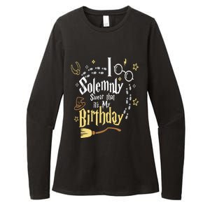 I Solemnly Swear That Its My Birthday Funny Womens CVC Long Sleeve Shirt