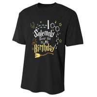 I Solemnly Swear That Its My Birthday Funny Performance Sprint T-Shirt