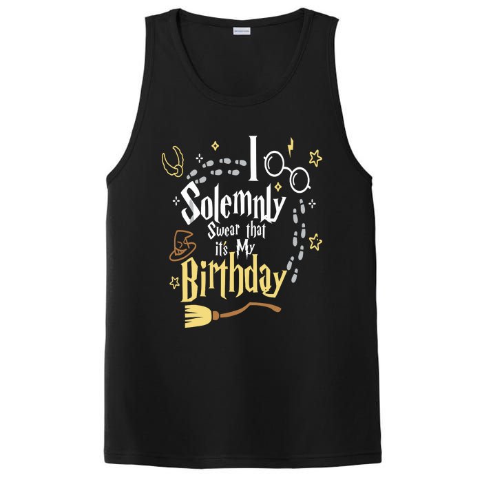 I Solemnly Swear That Its My Birthday Funny PosiCharge Competitor Tank