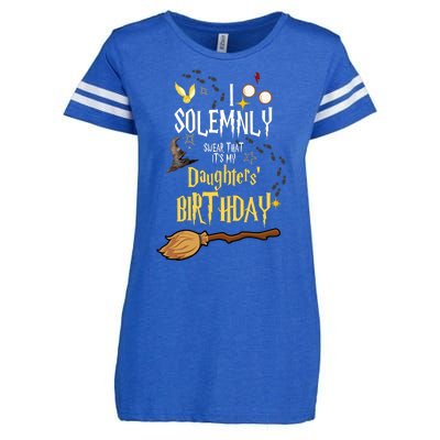 I Solemnly Swear That It's My Daughters' Birthday Enza Ladies Jersey Football T-Shirt