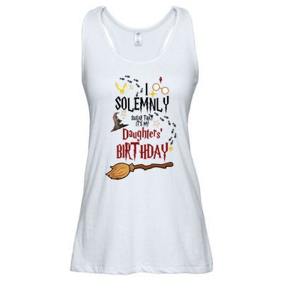 I Solemnly Swear That It's My Daughters' Birthday Ladies Essential Flowy Tank